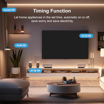 Smart Plug, Wifi Plugs Work with Alexa & Google Assistant, Smart Outlet with Timer & Group Controller, Wifi Outlet for Home, No Hub Required, ETL & FCC Certified, 2.4Ghz Wifi, 16A, 2 Pack