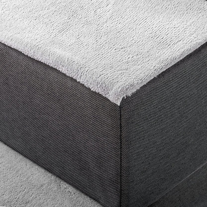 ZINUS Easy Pet Stairs, Pet Ramp, Pet Ladder, X-Small, Grey