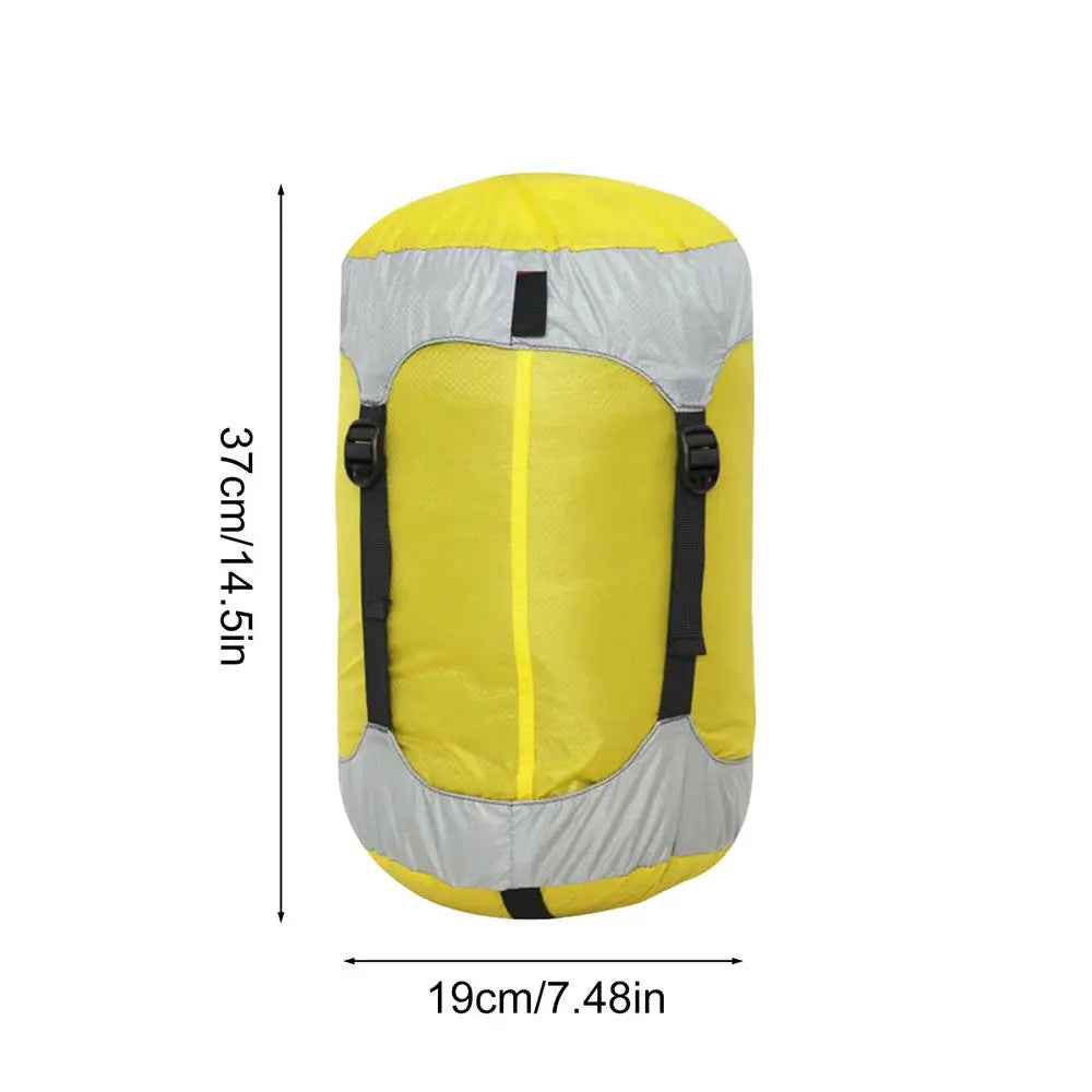 Compression Packing Cubes Outdoor Nylon Stuff Sacks Compression Bags Space Saving Waterproof Anti-Tear Packing Cubes Sleeping