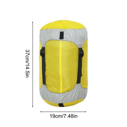 Compression Packing Cubes Outdoor Nylon Stuff Sacks Compression Bags Space Saving Waterproof Anti-Tear Packing Cubes Sleeping