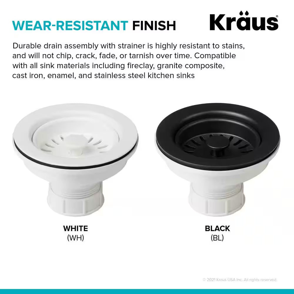 Kitchen Sink Strainer in Black
