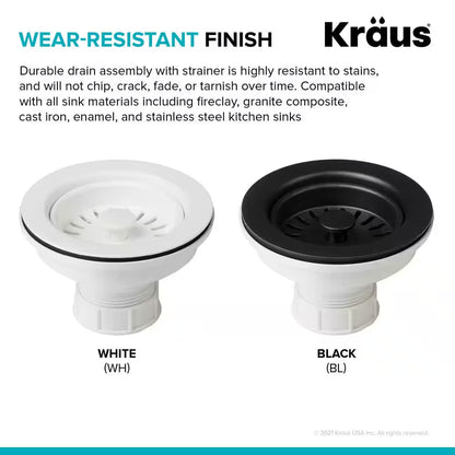 Kitchen Sink Strainer in Black