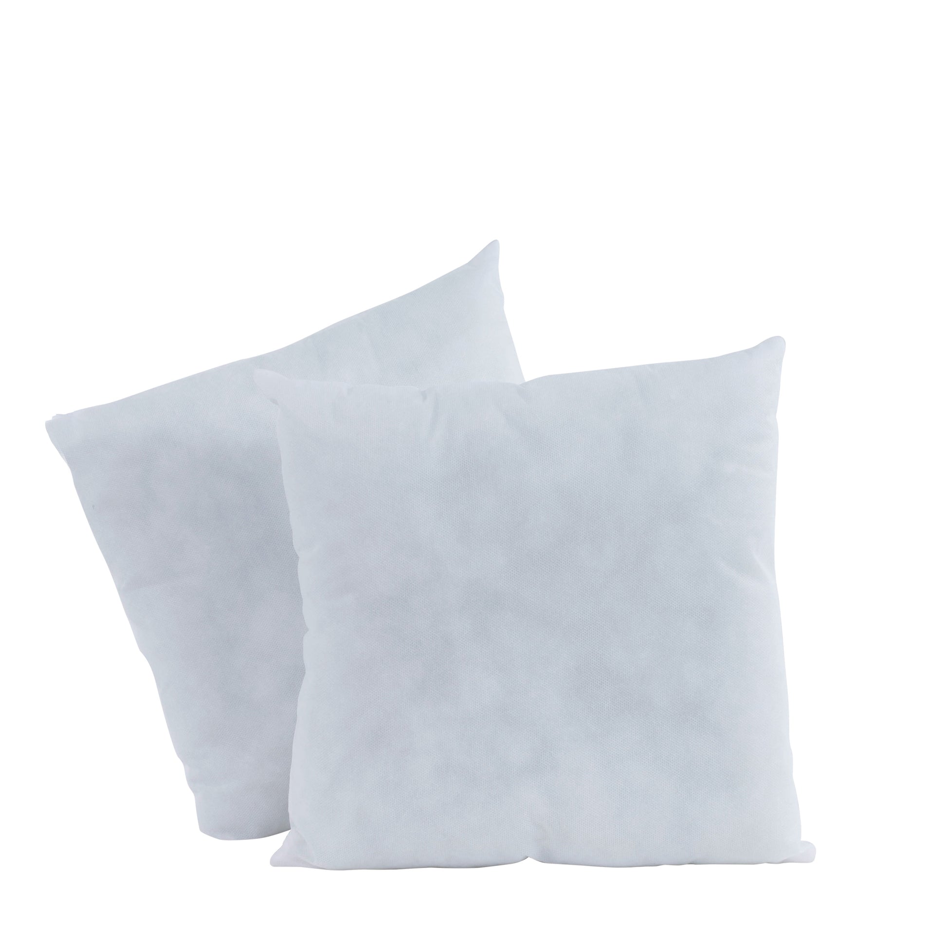 Crafter’S Choice Basic Pillow Forms, Soft Pillow Inserts for Throw Pillows, Decorative Pillows, Travel Pillows, and Home Decor, Zippered Cover, Spot Clean, 18" X 18", Pack of 2