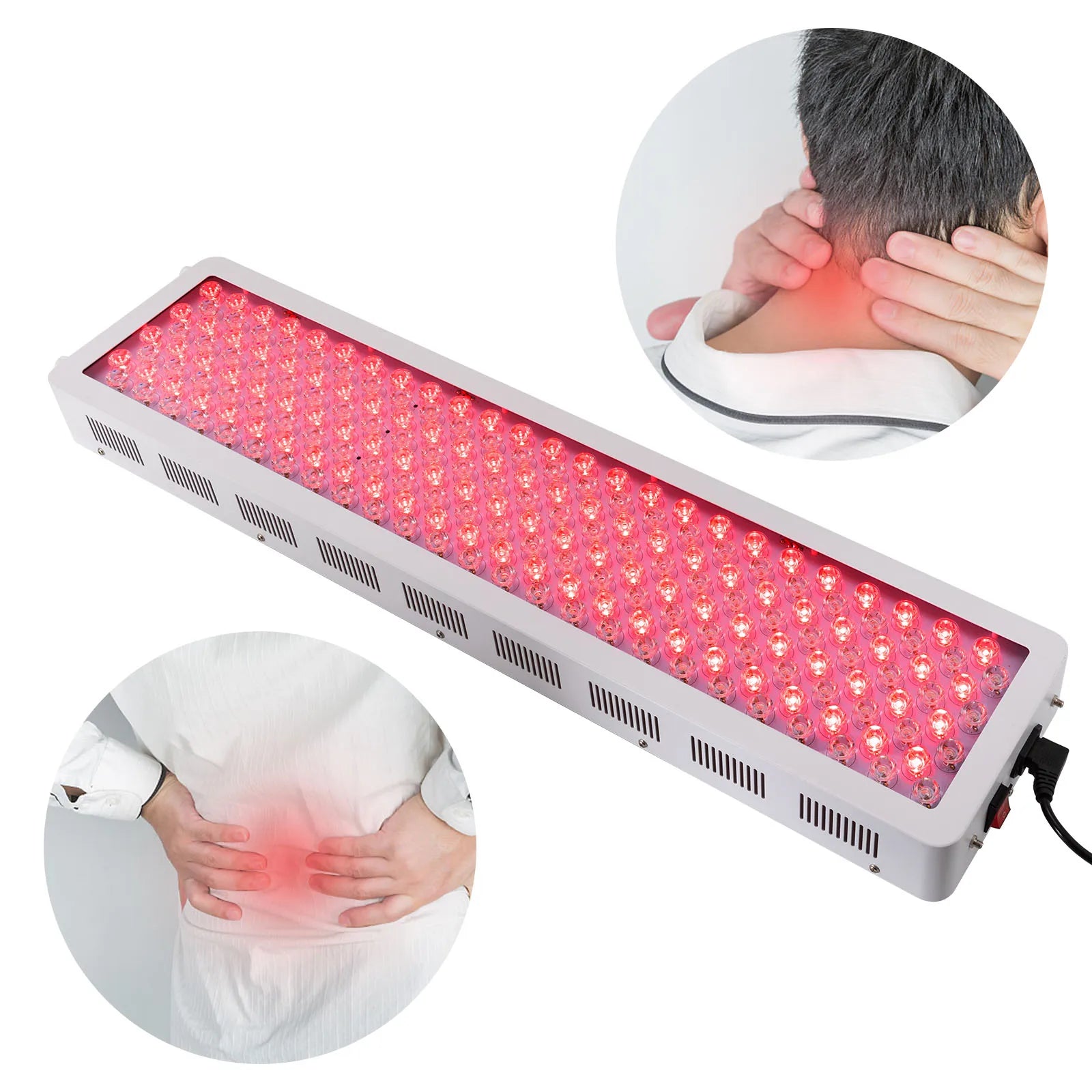 Infrared Red Light Therapy Lamp 1000W Red Light Therapy near Infrared Light Panel 660Nm 850Nm Led Red Lights Ther-Apy Lamp