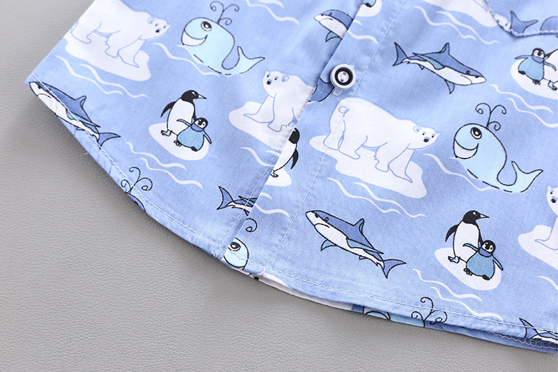 2020 Summer Korean Style Boys' Baby Clothing Set