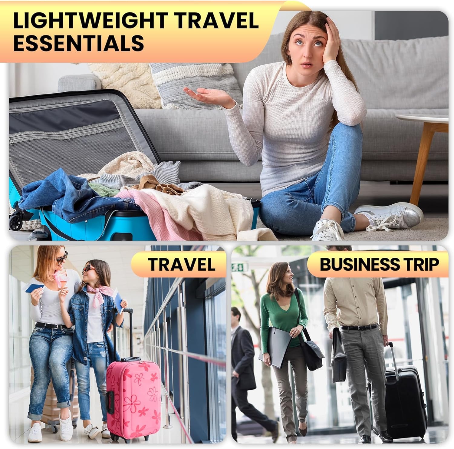 Ultralight Compression Packing Cubes Travel for Suitcases ，Compressible Mesh Packing Cubes for Travel Women Packing Organizers 4 Set