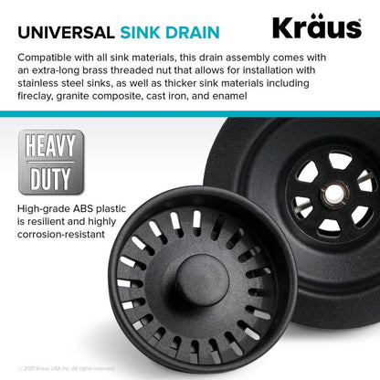 Kitchen Sink Strainer in Black