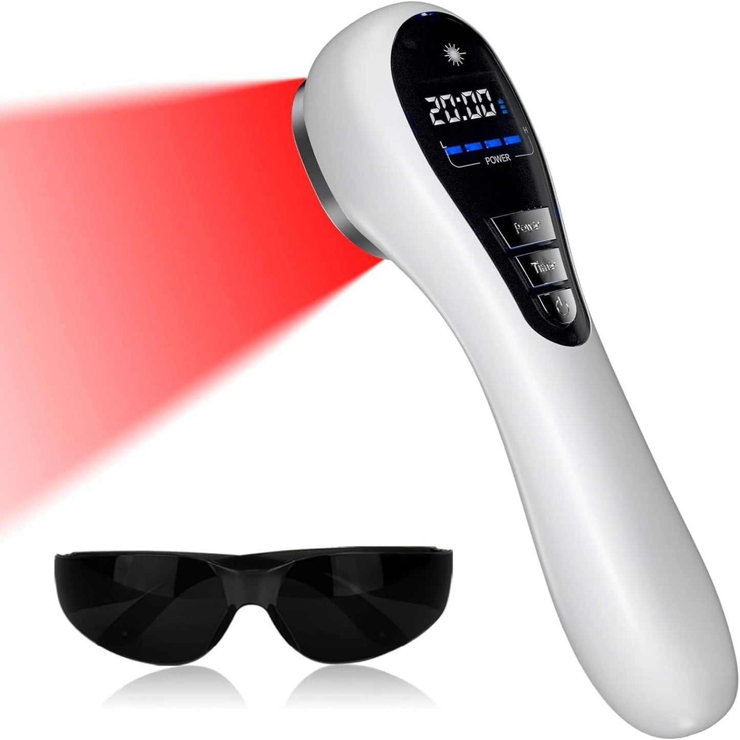 Red Light Therapy,  Infrared Red Light Therapy Device for Body Targets Joint and Muscles Directly for Pain Relief, 650 Nm & 808Nm Red Light Therapy Wand