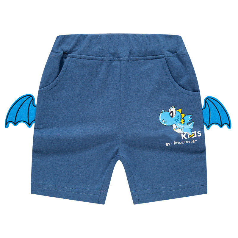 3D Dinosaur Boys' Summer Shorts for Kids