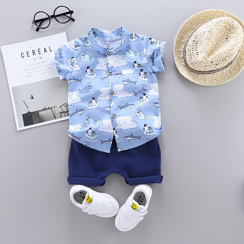 2020 Summer Korean Style Boys' Baby Clothing Set