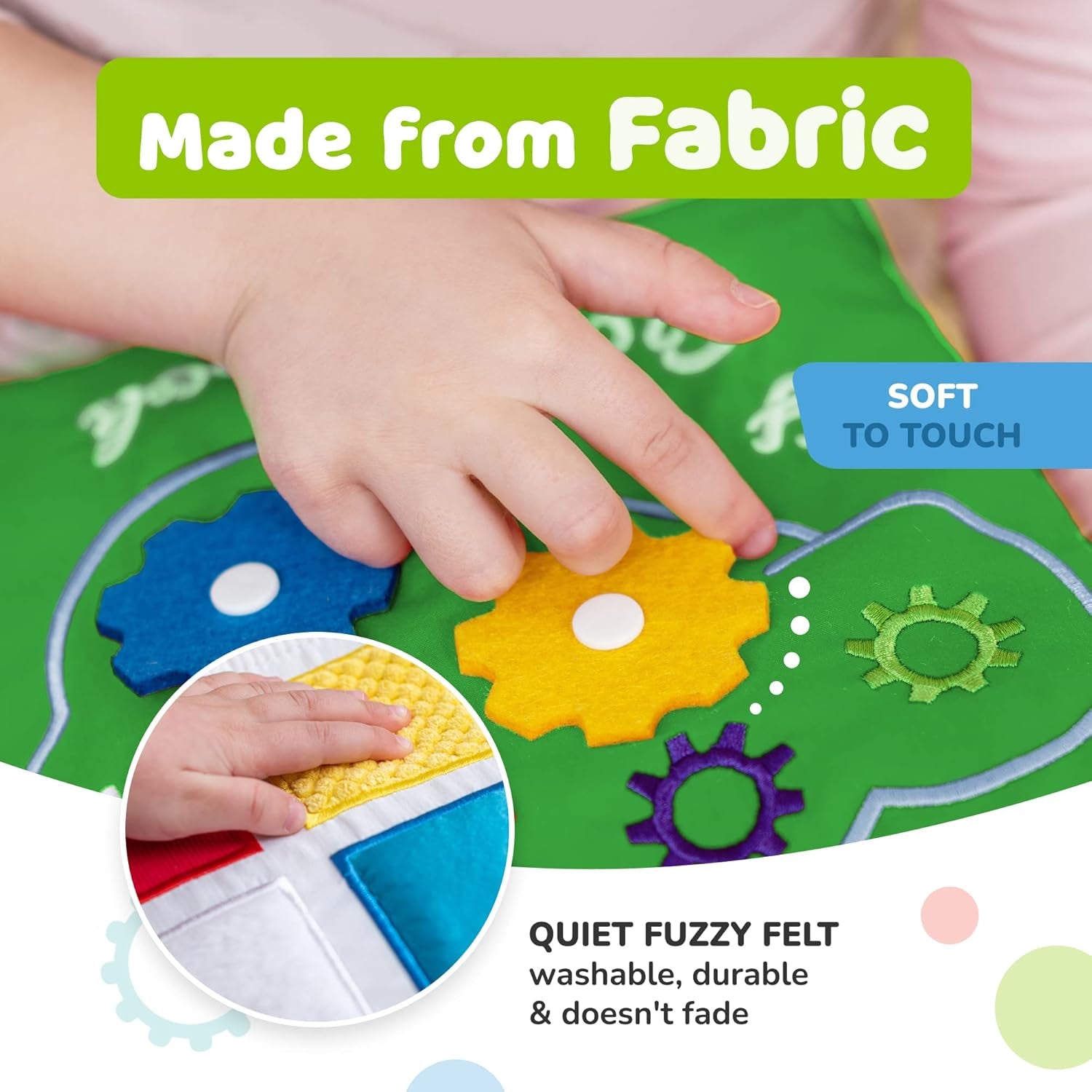 Plane Toys for Toddlers 1-3, Long Flight Must Haves, Quiet Busy Book for 1 Year Old, Airplane Toddler Travel Toys, No Noise Activity Book, All Parts Attached, Gift for Girls & Boys