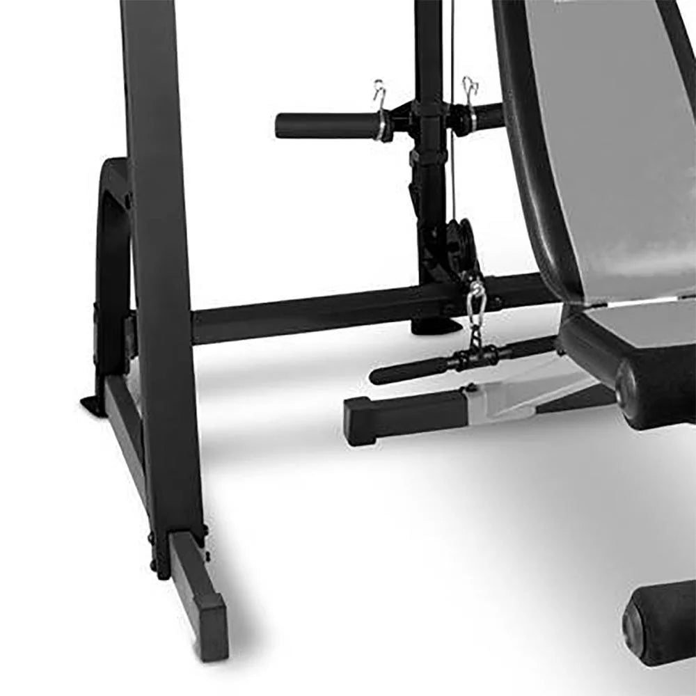 Home Gym Fitness Deluxe Cage System Machine with Weight Lifting Bench
