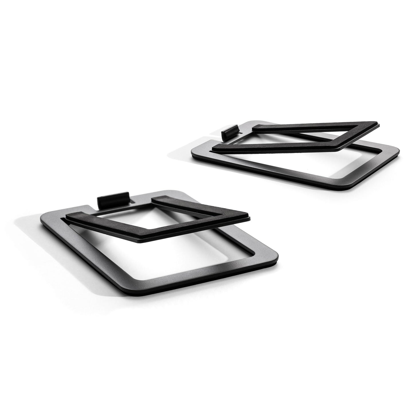 Audioengine DS2M Metal Speaker Stands - Tilted Steel Desktop Speaker Stands for Small Speakers PC Speakers Gaming Speakers and Studio Speakers - Black (Pair)