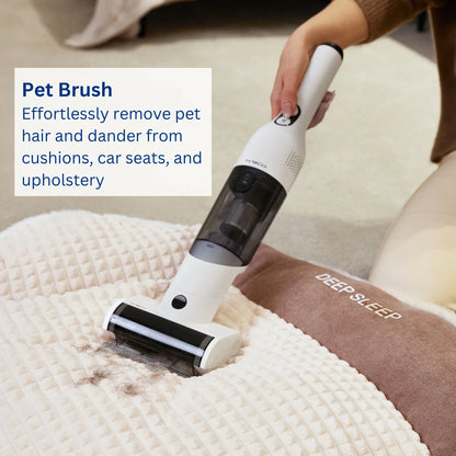 GO Mini Pet Cordless Hand Vacuum, Pet Friendly, for Pet Hair & Quick Cleanups, Extra Pet Brush & MAX Mode
