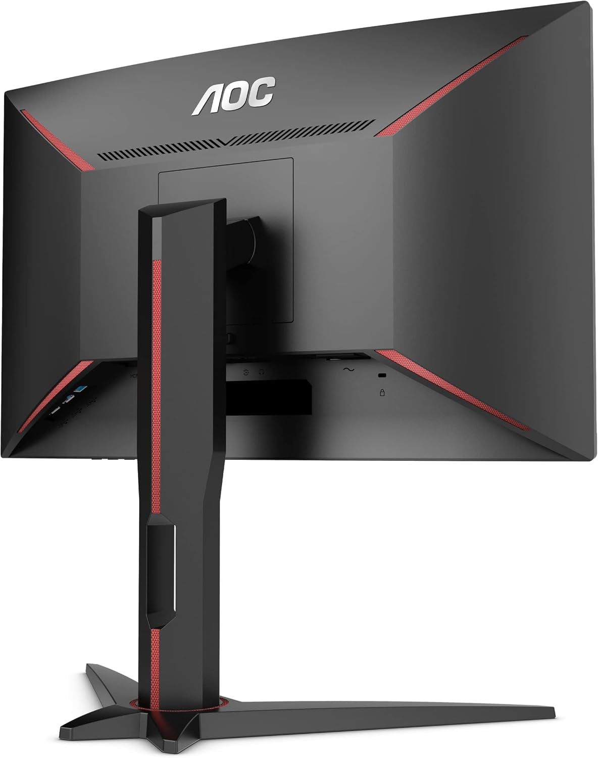 C24G1 24" Curved Frameless Gaming Monitor, FHD 1080P, 1500R VA Panel, 1Ms 144Hz, Freesync, Height Adjustable, VESA, 3-Year Zero Dead Pixels Black