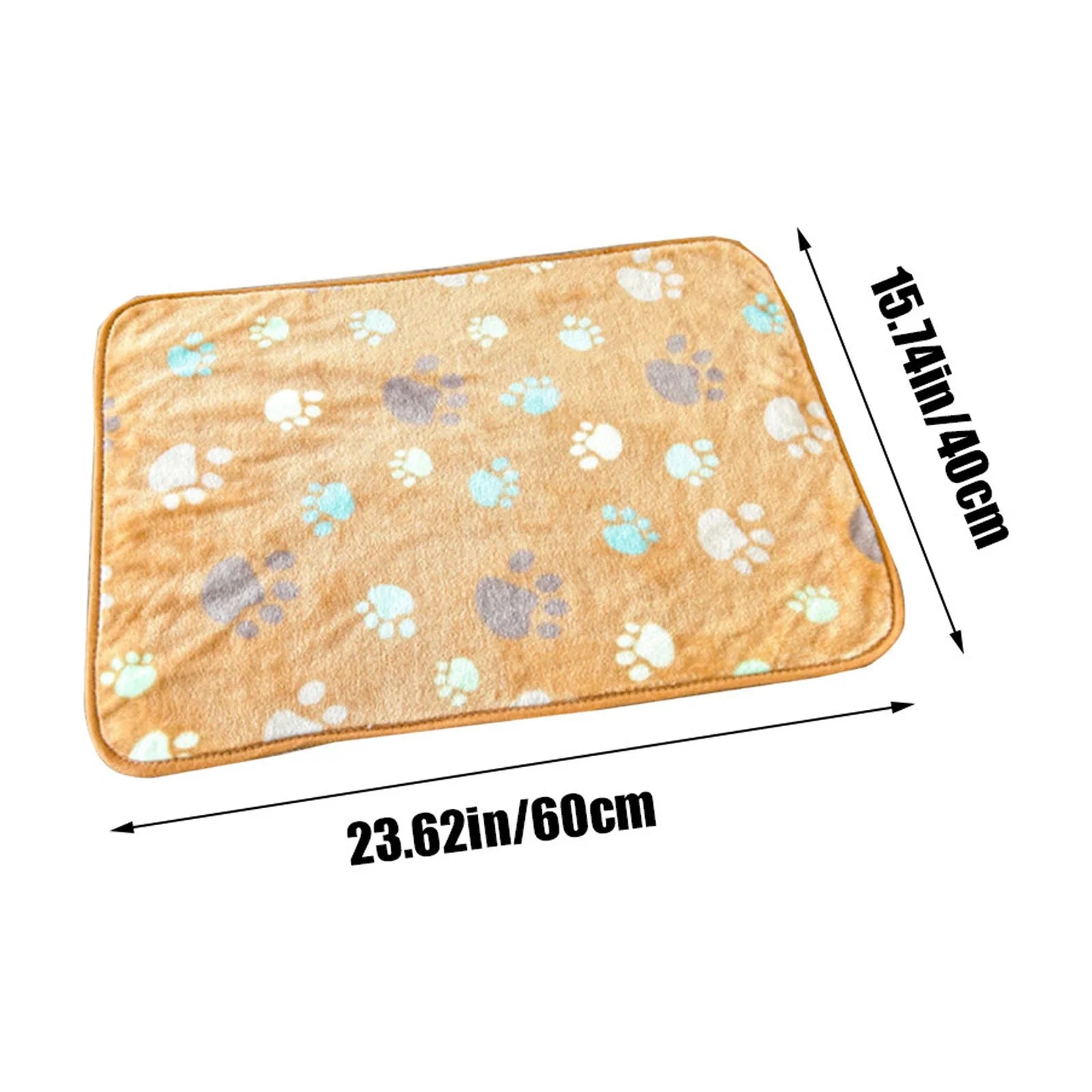 Pet Food Mat Pet Mat Large Pet Mat for Litter Pet Heating Pad for Small Dogs Cats Heated Bed Mat Outdoor Pet Blanket Blanket Flannel Blanket Pet Sleeping Mat