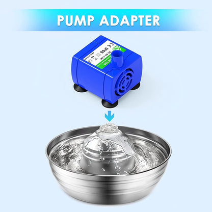 Replacement Pump for Cat Water Fountain, Ultra Quiet Long Lifespan Water Pump for Pet Water Fountain, Dog Water Bowl Dispenser For Cat & Dog