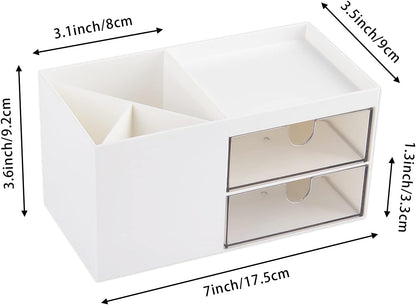 LETURE Office Desk Organizer with Drawer, Office Supplies and Desk Accessories,