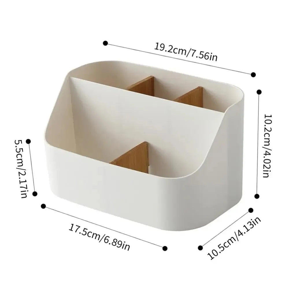 Office Supplies Storage Box, Cosmetics, Office Organizing Box, Partitioned Storage Boxes for Office and Living Room