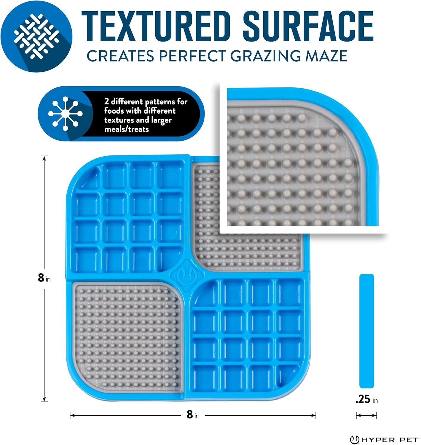 IQ Treat Lick Mat for Dogs & Cats | Dog & Cat Slow Feeder & Enrichment Toy | Made in USA