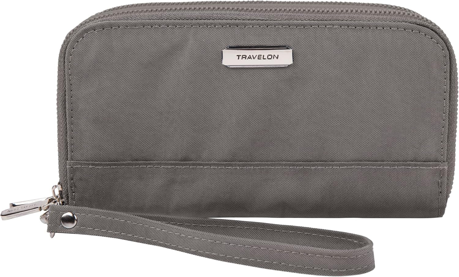 RFID Blocking Double Zip Wallet