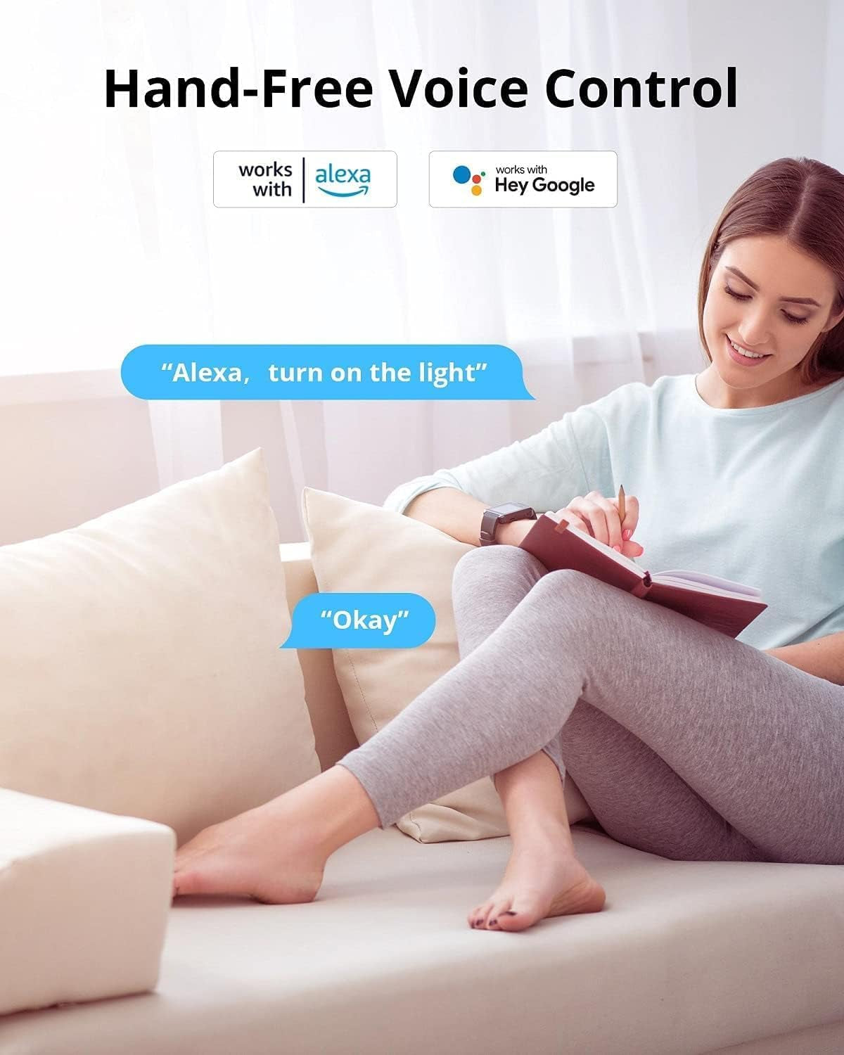 S31 Wifi Smart Plug with Energy Monitoring, 15A Smart Outlet Timer Switch ETL Certified, Compatible with Alexa & Google Home, IFTTT Supporting, 2.4 Ghz Wi-Fi Only