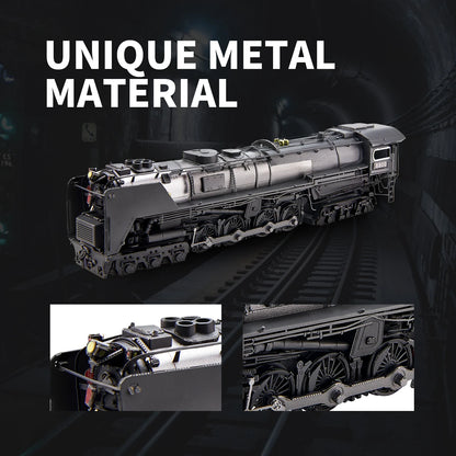 3D Metal Puzzles Class S-2 Locomotive DIY Kit Jigsaw Assembly Model Kits for Home Collection