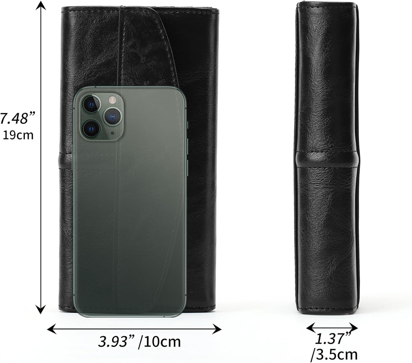 Womens Wallet Large Capacity Leather RFID Blocking Wallets for Women Clutch Credit Card Holder with Zipper Pocket