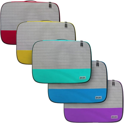 Medium Packing Cubes for Travel - 5Pc Packing Cubes for Suitcases - Lightweight Luggage Organizer Bags (Non-Compression)
