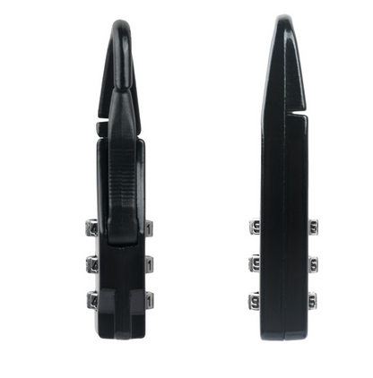 Zinc Alloy Mini Cross Password Lock for Bags & Luggage