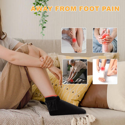 Red Light Therapy Shoe,Red Infrared Light Therapy for Feet,660Nm&850Nm near Infrared Light Boots(Dark Black) (For Feet)
