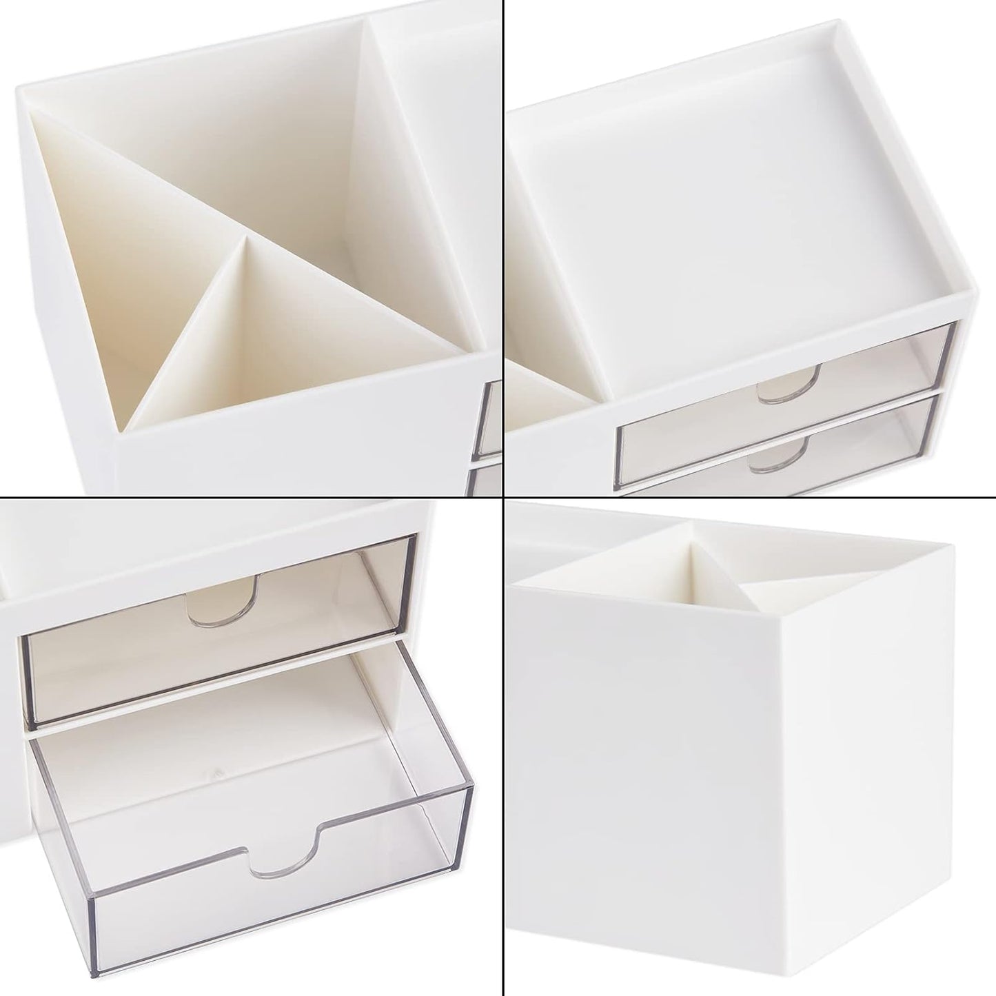 LETURE Office Desk Organizer with Drawer, Office Supplies and Desk Accessories,