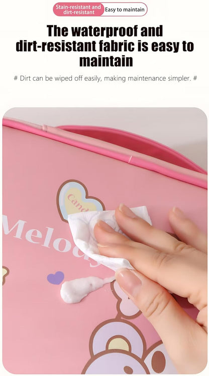 Kitty Makeup Bag – Makeup Organizer, Travel Toiletry Bag for Women & Girls | Cute Cosmetic Bag, Train Case For, Travel Bag, Toiletry Bag for Women, Make up Storage (Pink Kitty)
