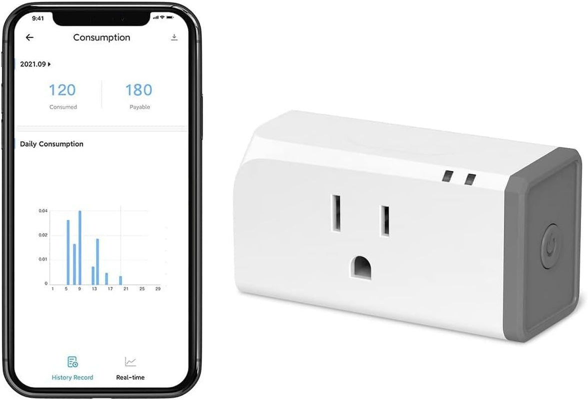 S31 Wifi Smart Plug with Energy Monitoring, 15A Smart Outlet Timer Switch ETL Certified, Compatible with Alexa & Google Home, IFTTT Supporting, 2.4 Ghz Wi-Fi Only