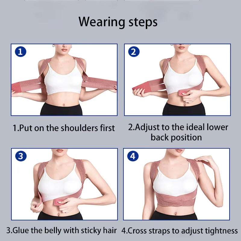 Hump Correction Device with Invisible Posture for Adults,Shoulder Opening and Back Straightening to Prevent Hunchback