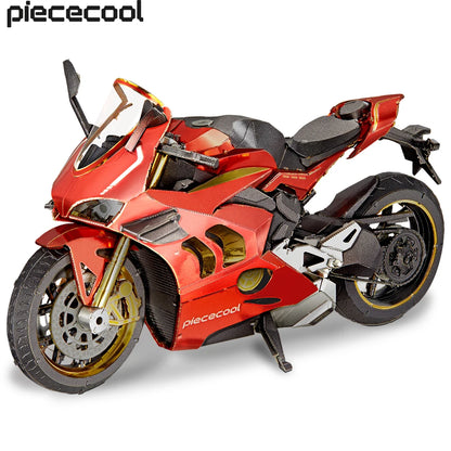 3D Metal Puzzles Gifts Motorcycle III Assembly Model Kits DIY Toys for Teens Jigsaw 218Pcs