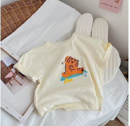 Korean Cartoon Children's Clothing for Boys and Girls
