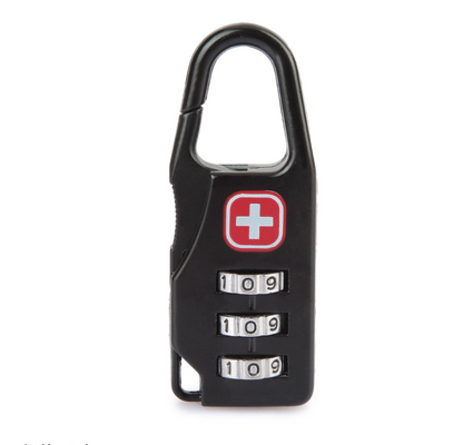 Zinc Alloy Mini Cross Password Lock for Bags & Luggage