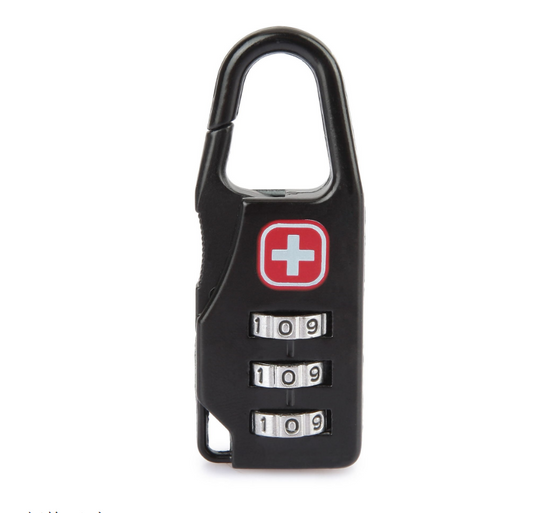 Zinc Alloy Mini Cross Password Lock for Bags & Luggage