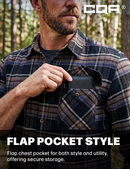 Men'S 100% All Cotton Button down Flannel Shirts, Long Sleeve Brushed Warm Soft Casual Outdoor Plaid Shirt