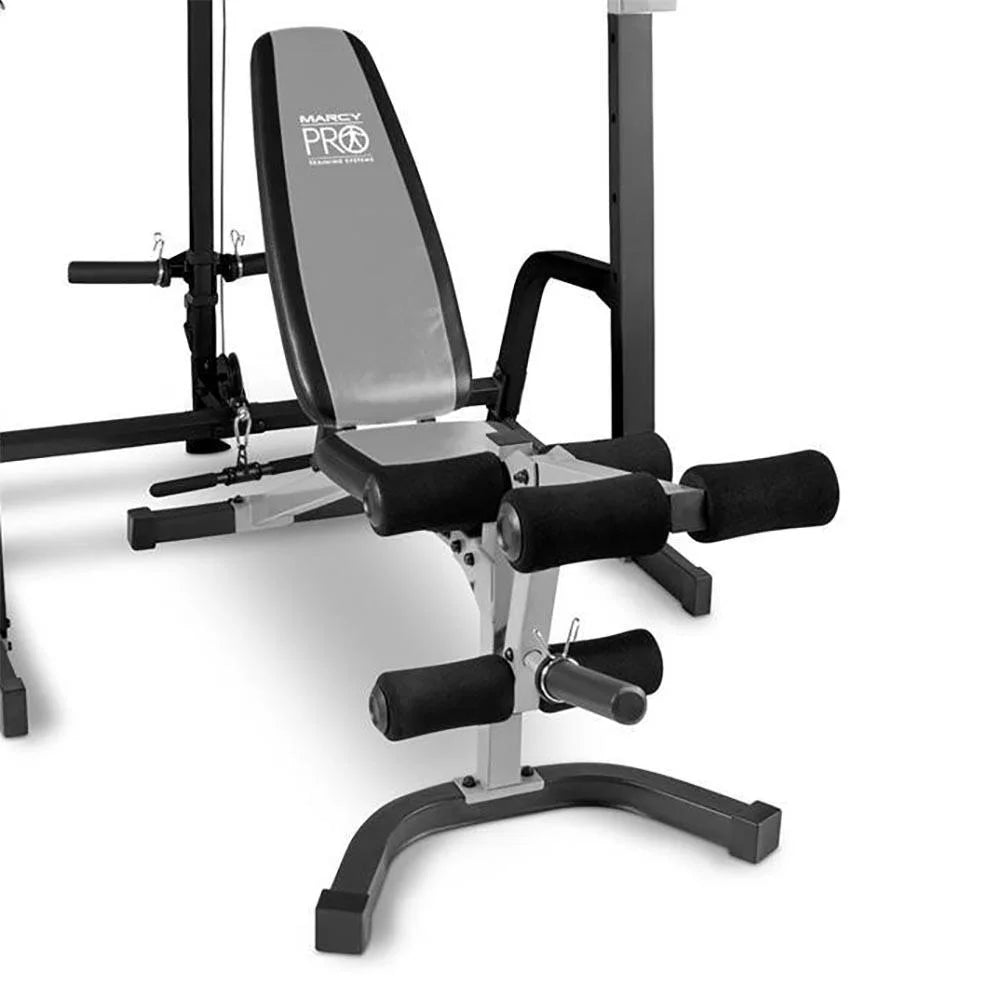 Home Gym Fitness Deluxe Cage System Machine with Weight Lifting Bench