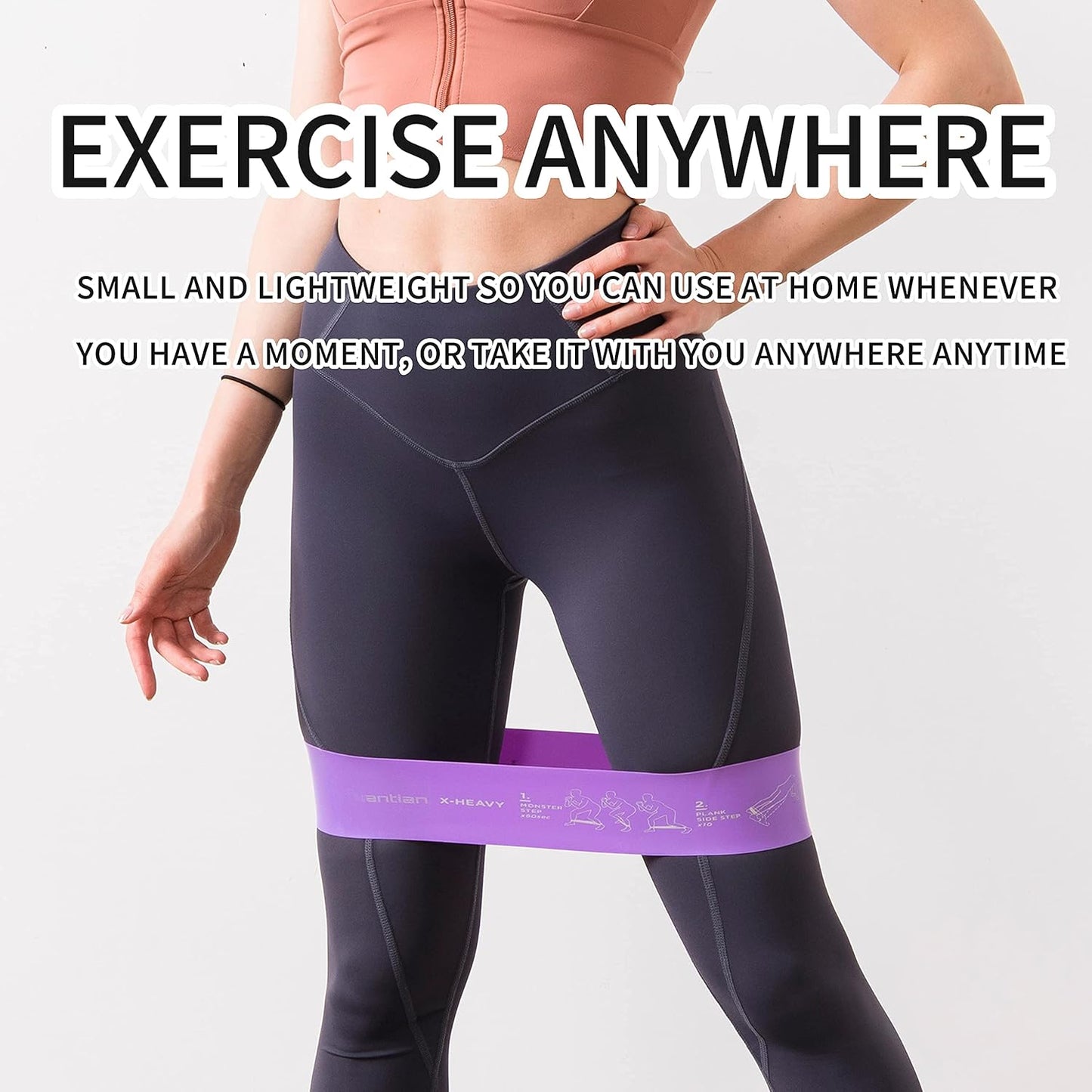 Resistance Bands,Resistance Bands for Women,Arm Resistance Bands,Elastic Band Arm,Elastic Exercise Bands for Home Workout,Strength Training,Physical Therapy (Loop Band Sets)