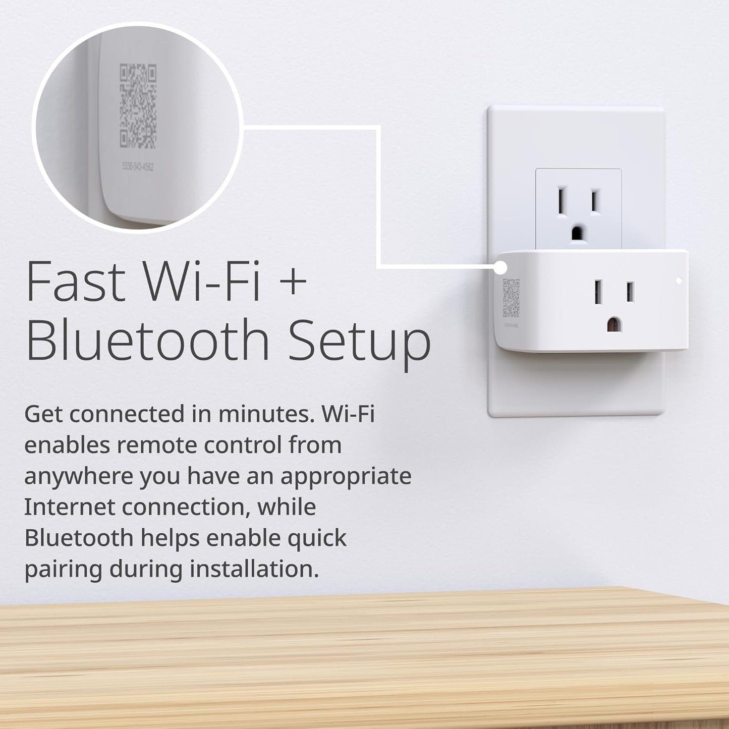 PM-01M Wi-Fi Smart Plug, Aquila PRO AI & Matter Supported, Compact Design, 15A/1800W Max, Energy Monitoring, Easy Bluetooth Setup, Works with Alexa & Google Home, Flame-Retardant, UL Certified
