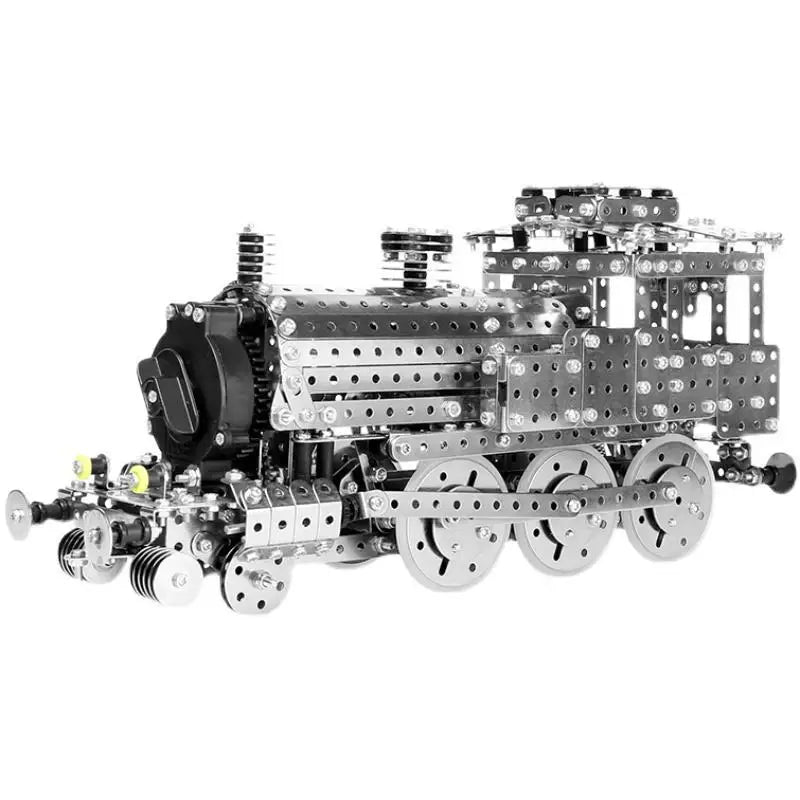 3D Metal Building Block Fighter Aircraft Model Assembly Jigsaw Toy Children Alloy RC Engineering Vehicle Gift Adult Assembly