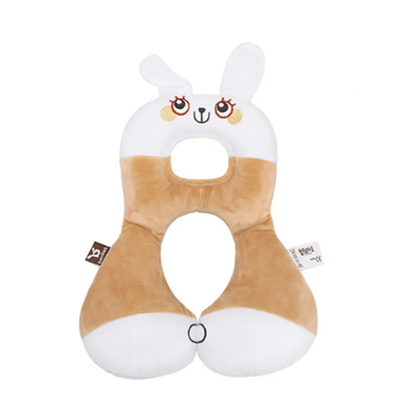 Children Baby U-Shaped Pillow Sleep Neck Protection Pillow Soft Shoulder Headrest Car Seat Lovely Travel Pillows for Children