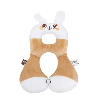 Children Baby U-Shaped Pillow Sleep Neck Protection Pillow Soft Shoulder Headrest Car Seat Lovely Travel Pillows for Children