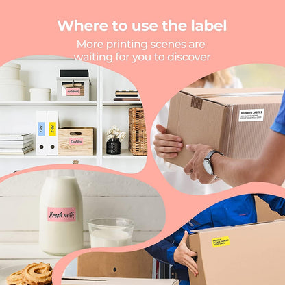 2.25"X1.25" Thermal Sticker Labels, Blue Self-Adhesive Barcode Label Paper for Direct Thermal Printer and Business, Multi-Purpose Rectangle Address Shipping Mailing Stickers,1000 Sheets/Roll
