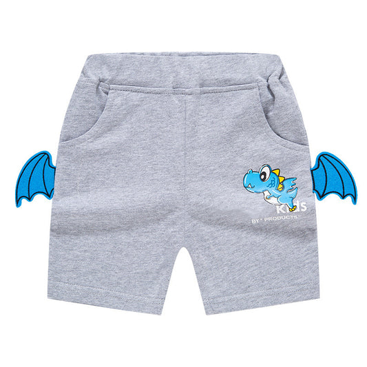 3D Dinosaur Boys' Summer Shorts for Kids