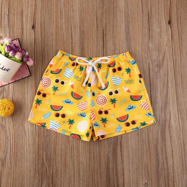 Toddler Boys' Polyester Beach Shorts for Kids