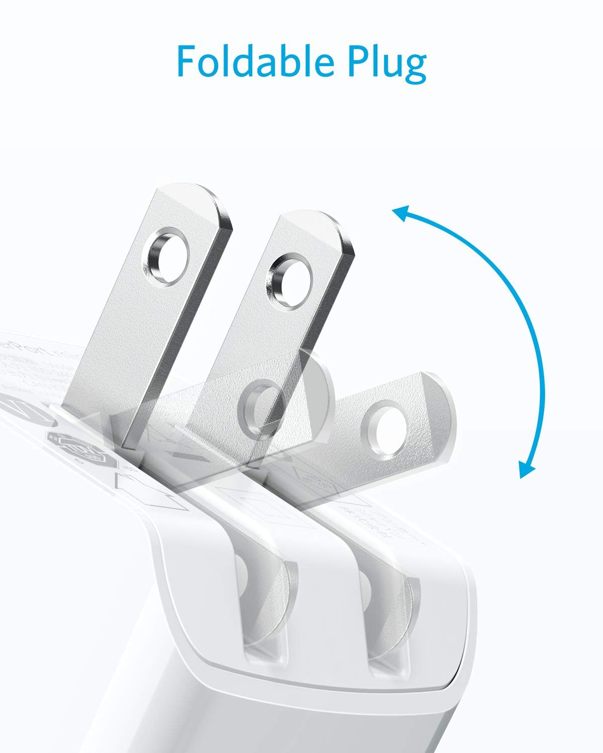 Anker 2-Pack Dual Port 12W Usb C Charger Block with Foldable Plug, Cha